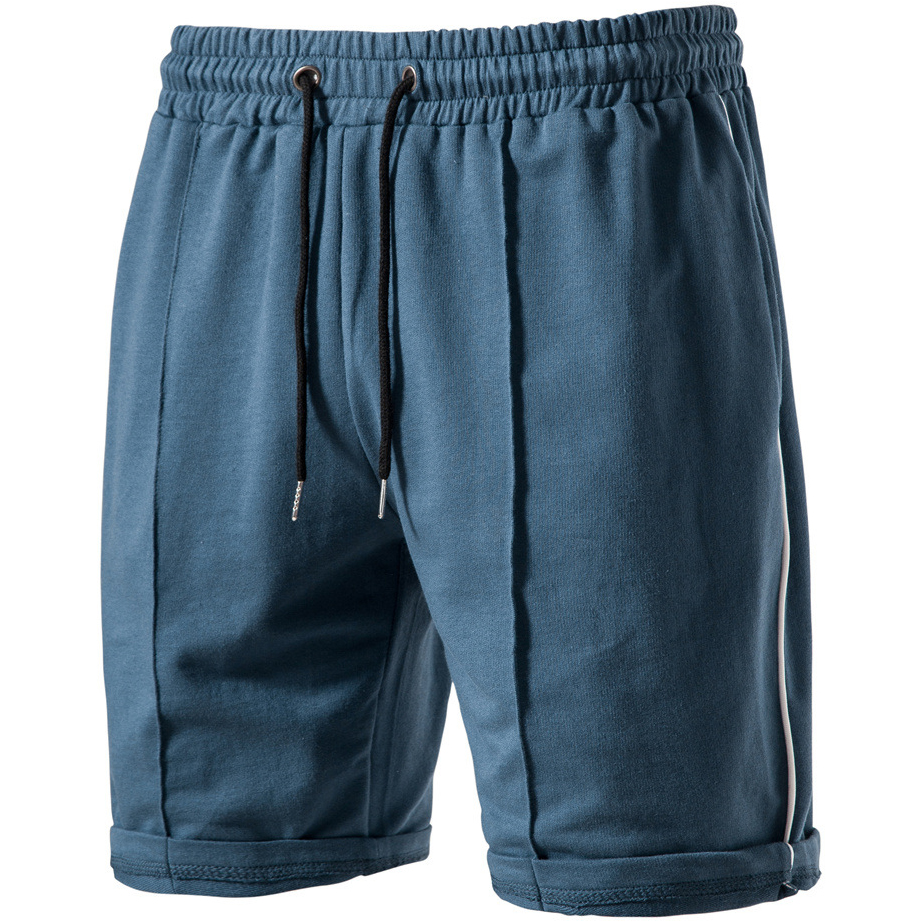Men's Casual Washed Solid Cotton Sports Shorts